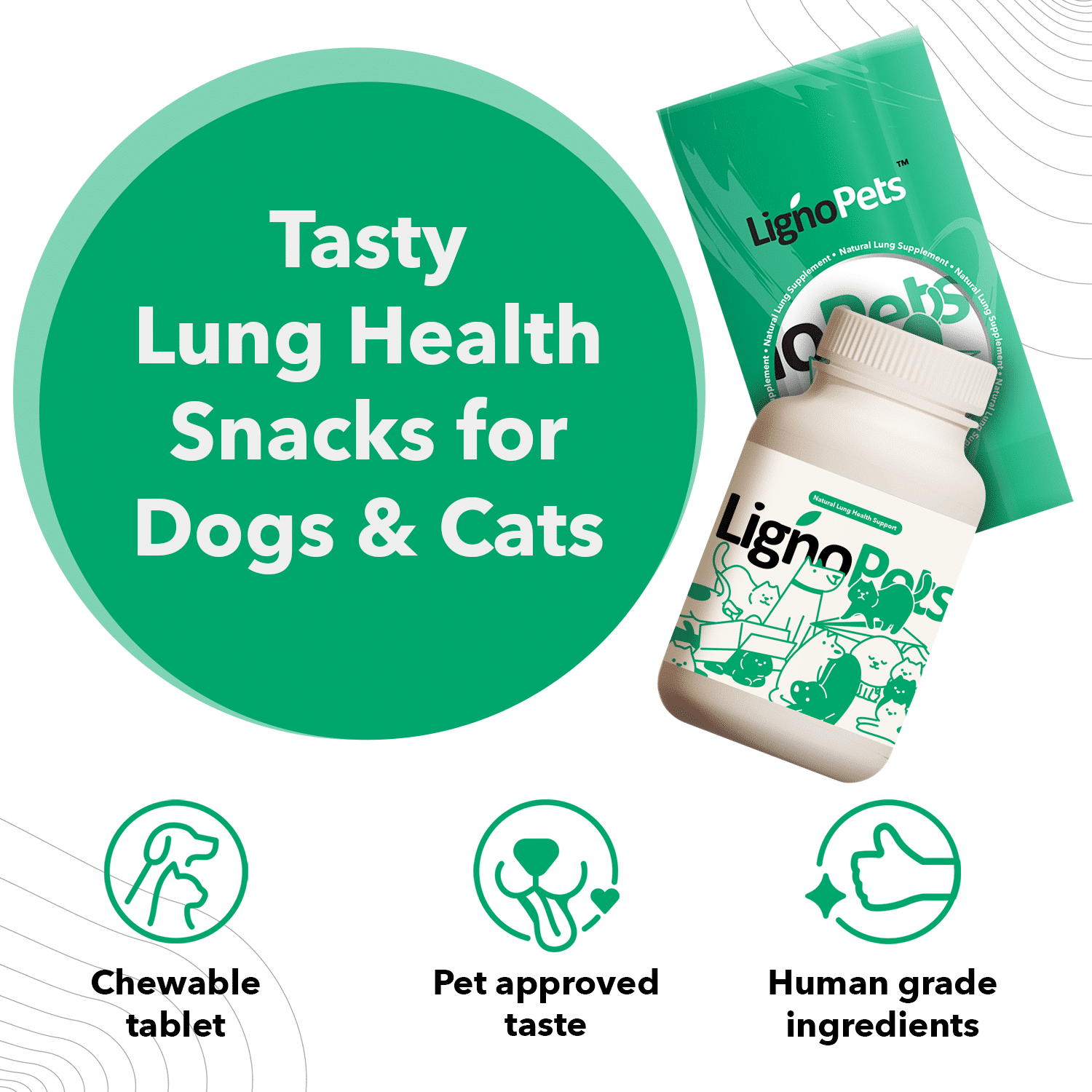 LignoPets | Natural Lung Health Support For Dogs & Cats